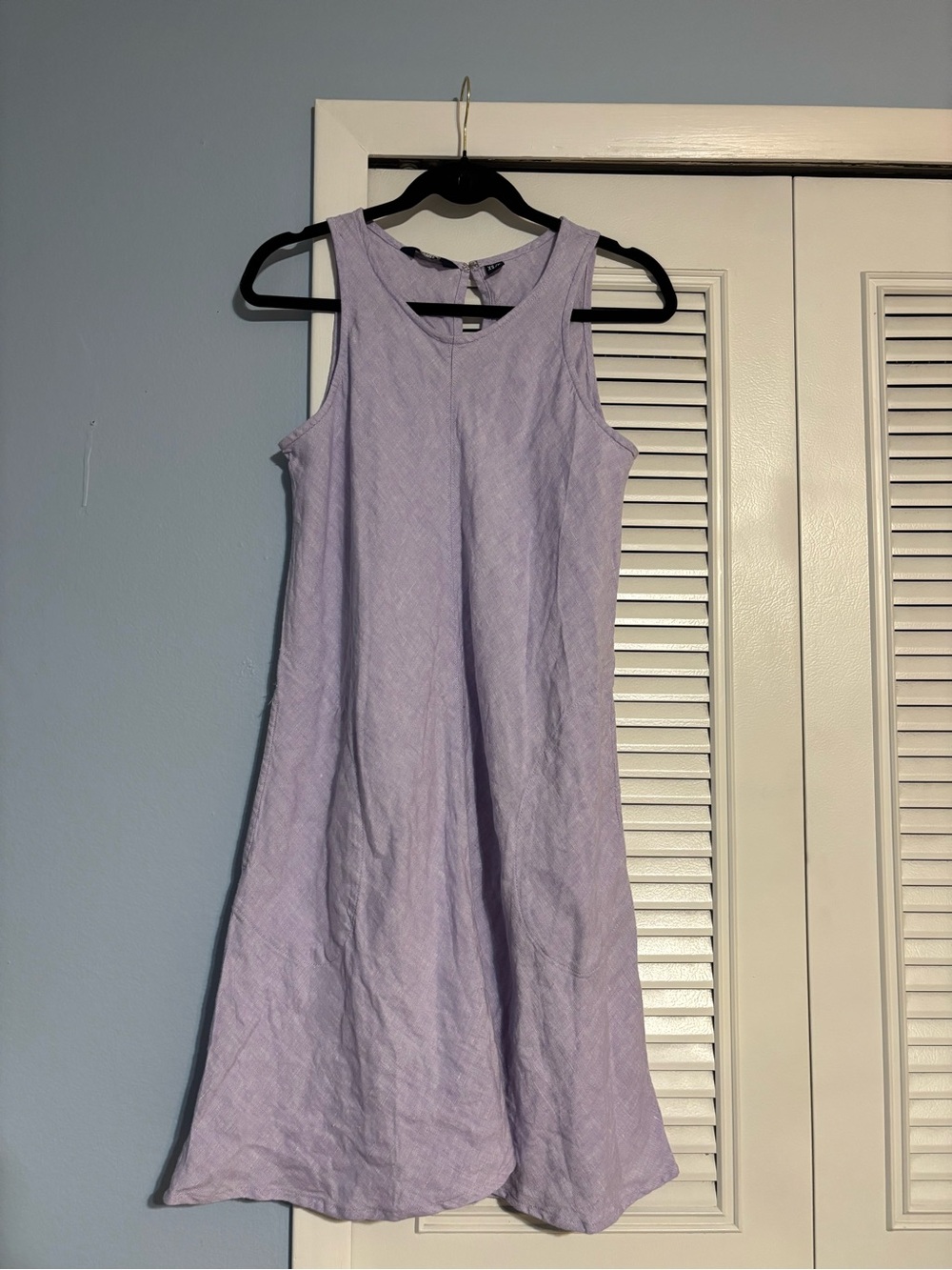 Lands' End Linen Midi Dress